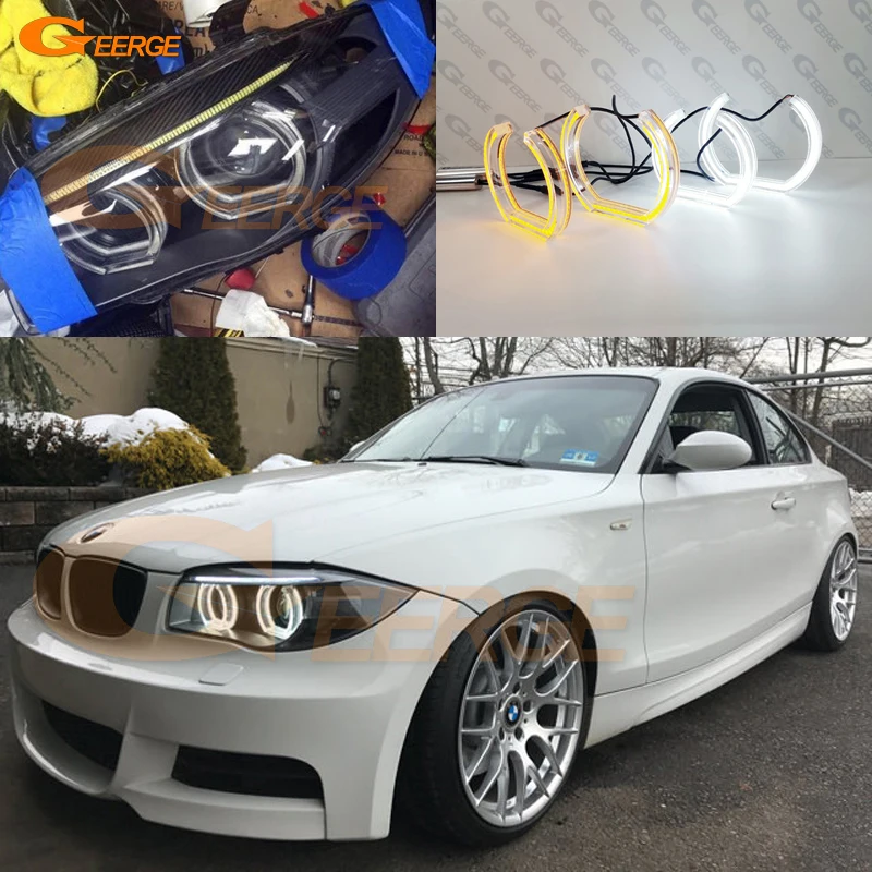 Для BMW 1 серия E82 E88 E87 E81 головной светильник ультра яркий дневной с поворотным