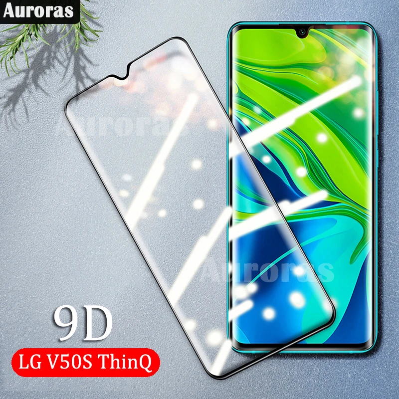 Auroras протектор экрана для LG V50S ThinQ стеклянная пленка 9D полное закаленное стекло изогнутый экран для LG V50 стекло