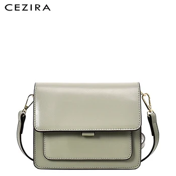 

CEZIRA Fashion Faux Leather Women Messenger Bag High Quality PU Leather Flap Hand Bag Lady Leisure Shoulder Bag Female Crossbody