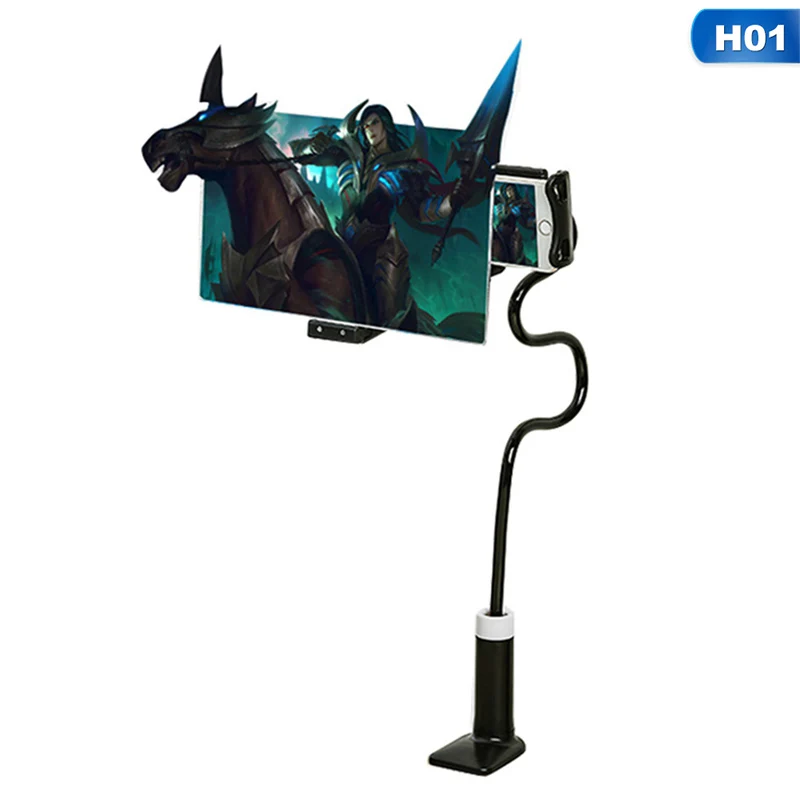 8/12 inch Mobile Phone Screen Magnifier 3D Video HD Large-screen Speaker Amplifier Stand Bracket Universals Desktop Holder - Цвет: H01-8inch