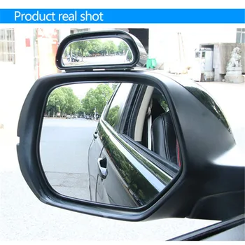 

1 Pc Car Blind Rearview Auxiliary Mirror High-Definition Large View Convex Glass Wide Angle Rear View Blind Spot Mirror