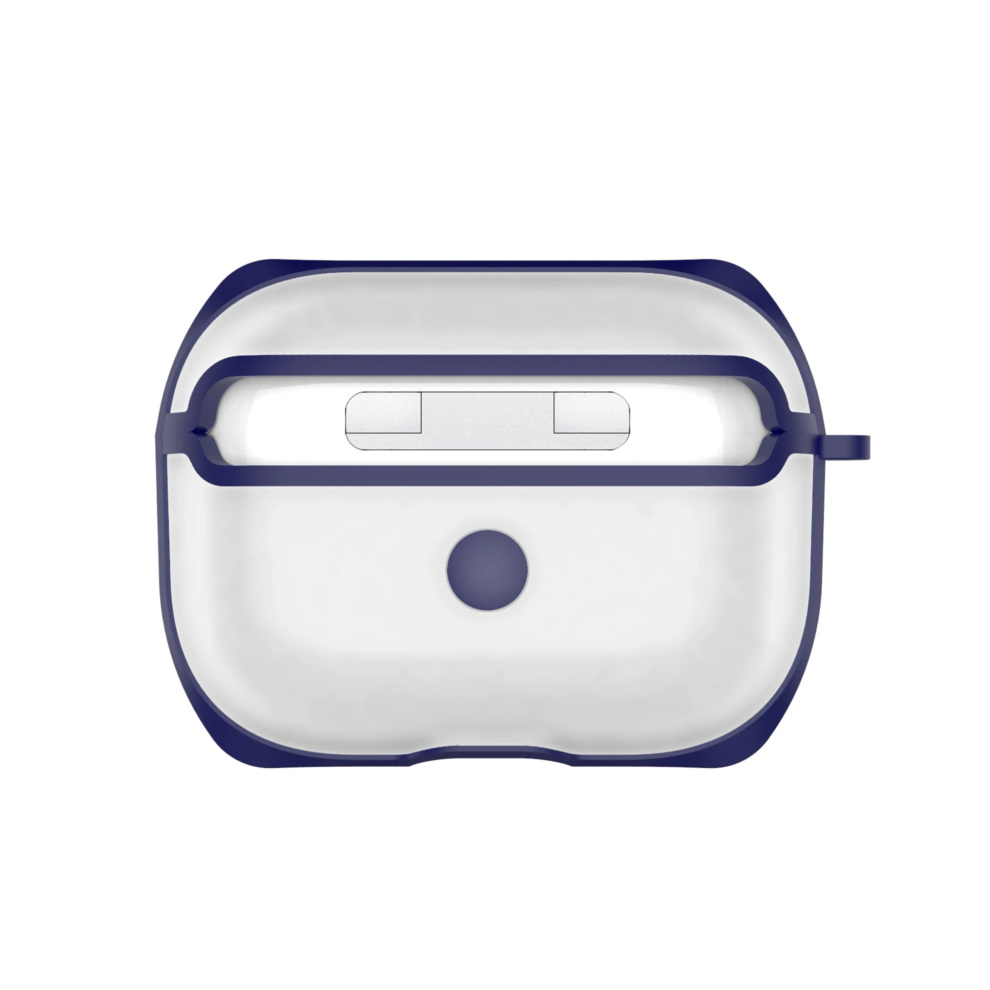 Противоударный чехол для AirPods Pro с брелком для ключей, защитный чехол для AirPods 1 2, прозрачный чехол