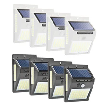 100 светодиодный уличный солнечный светильник светодиодный светильник на солнечной энергии PIR датчик движения настенный светильник Открытый водонепроницаемый энергосберегающий уличный садовый двор