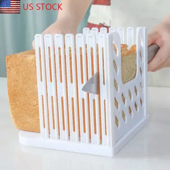 

Pro Bread Slicer Cutter Mold Maker Slicing Cutting Guide Loaf Toast Kitchen Tool