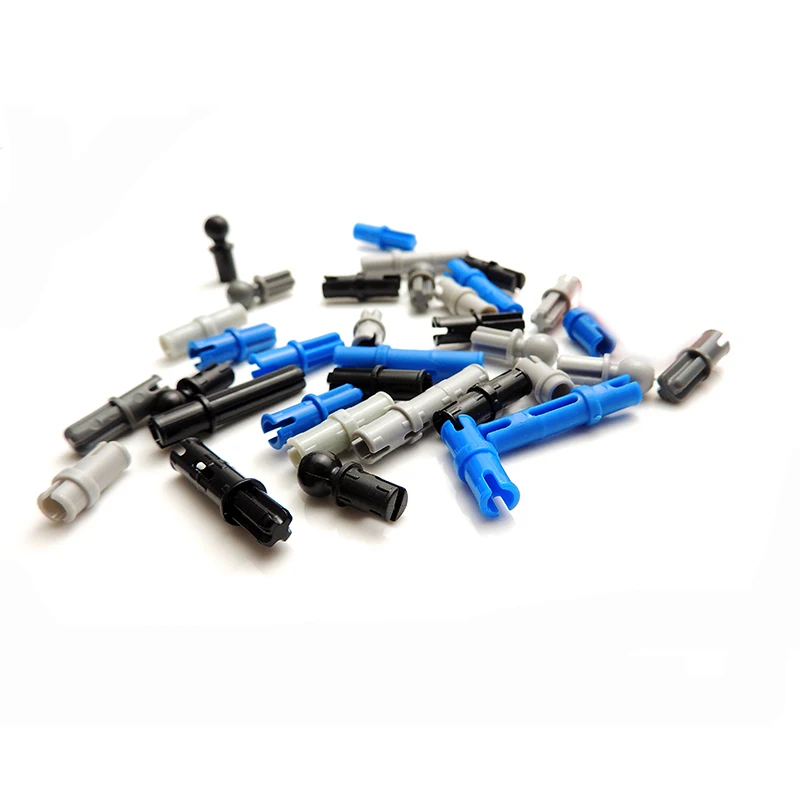 100 шт./лот Technic Axle Pin с/out фрикционные хребты удлиненные MOC кирпичные блоки части