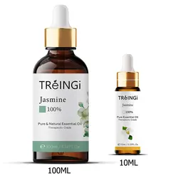 Pure Natural Jasmine Essential Oil for Diffuser Skin Care Meditation Therapeutic Grade Essential Oils Rose Ylang Ylang Geranium