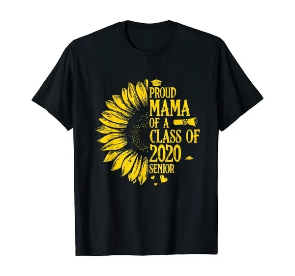 Proud Mama Of A Class 2021 Senior Graduation Women T-Shirt | Мужская одежда