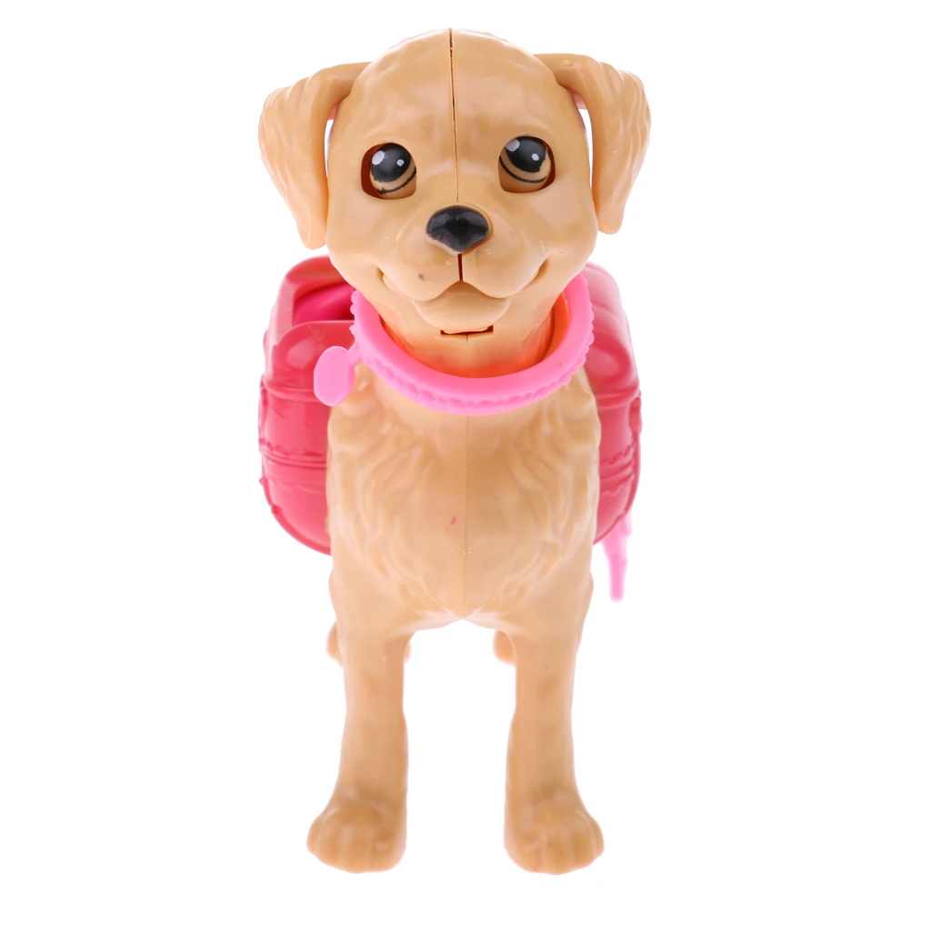 Lively Defecate Puppy Model w/ Accessories Playset for 12inch Baby Dolls Kids Toys Dolls Training Potty Puppy Dog