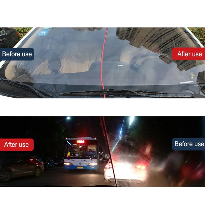  100ML Car Windshield Oil Film Cleaning Glass Cleaner Car Glass Decontamination Car-styling Cleaning