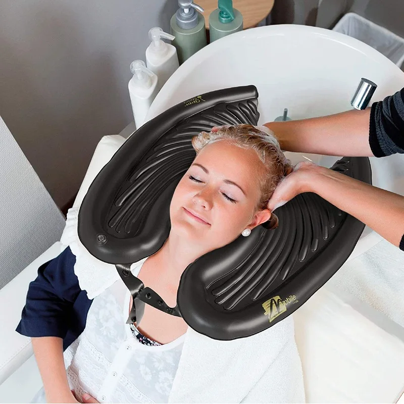 PVC inflatable wash basin for the elderly Portable inflatable wash basin is suitable for lying mobile hairdressing medical salon