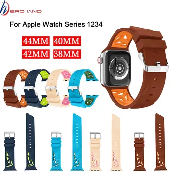 

Smart Silicone band for apple watch 42mm 38mm 40mm 44mm bracelet wristband watch watchband For iwatch 4/3/2/1 Bands watchstrap