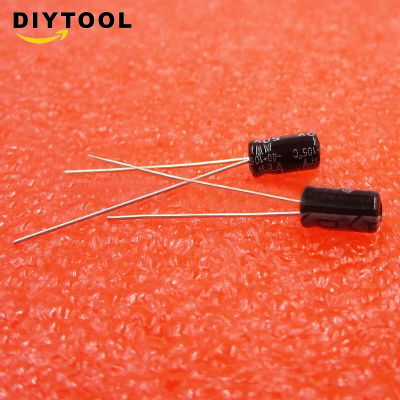 

100 шт. 10uF 50V 105 ° C Φ 4*7 мм
