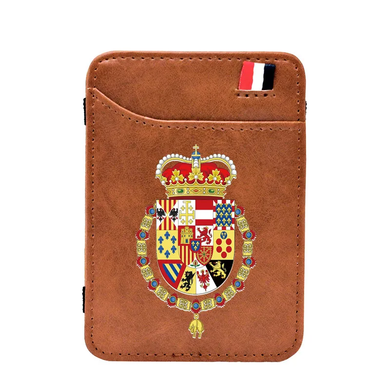 Классические винтажные кожаные Волшебные кошельки Comtes De Barcelona с цифровым принтом