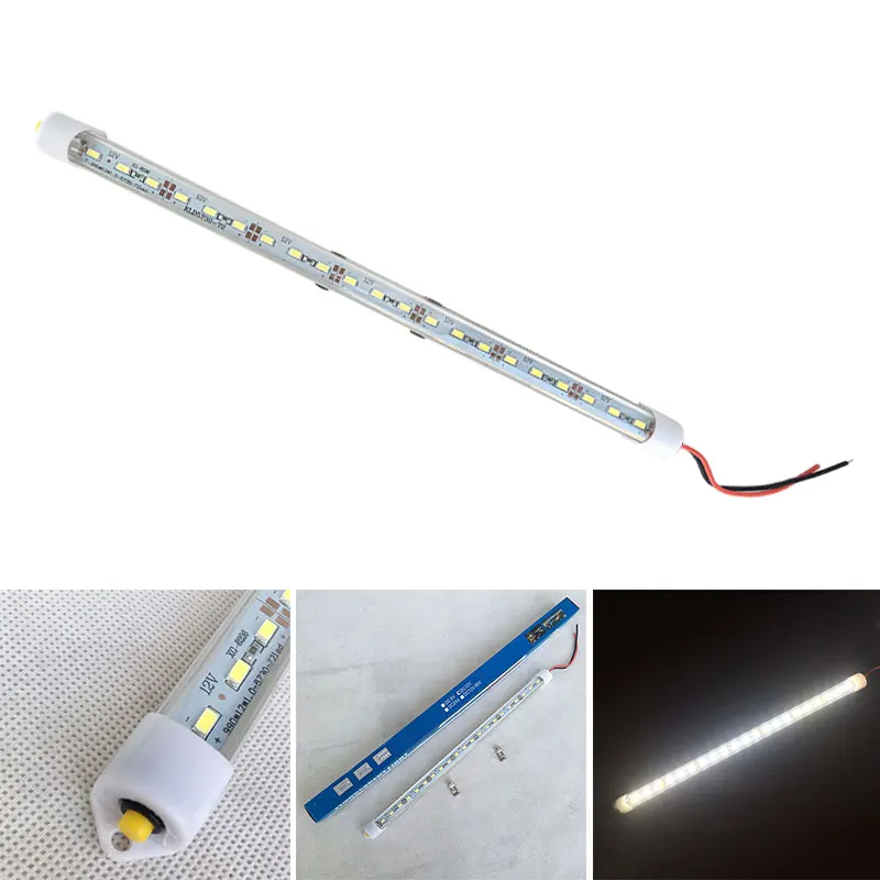 

24V Trucks Vehicle 18 LED Modified Cab Work White Lighting Lights Lamp