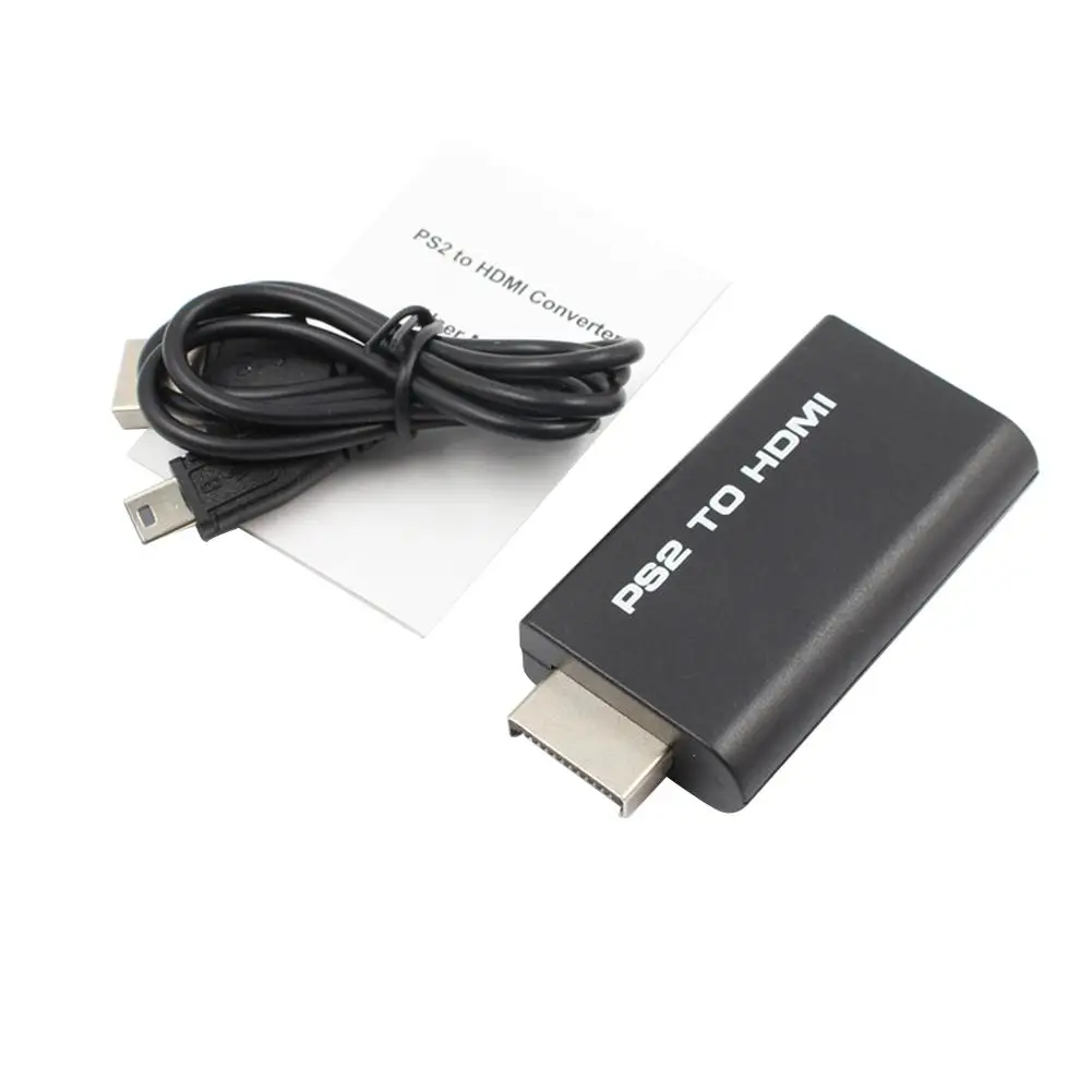PS2 к HDMI аудио видео конвертер адаптер с 3,5 мм аудио выход PS2 плеер к HDMI для поддержки 480i 576i 480P HDTV