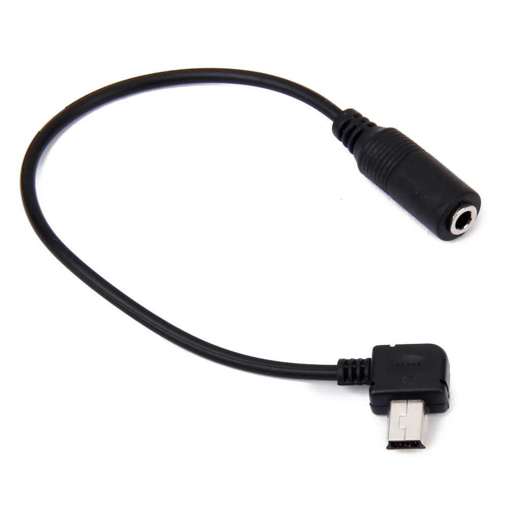 Mini USB to 3.5mm Microphone Mic Adapter Cable Cord for Gopro Hero 4/ 3/ 3+