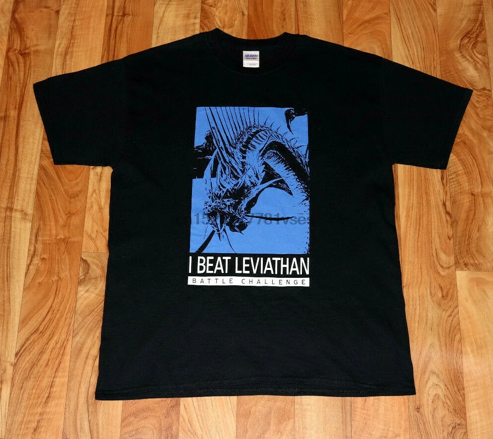 Final Fantasy XIV Online T-Shirt Battle Challenge I Beat Leviathan From Gamescom Shirts Homme Novelty T shirt Men | Мужская одежда