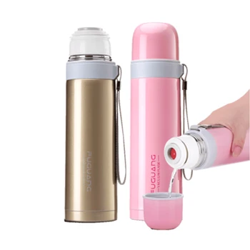 

Thermos 500ml Bottle Cup Stainless Steel Vacuum Flask Tumbler Water Bottle Cup Termo Coffee Travel Mug Garrafa Termica QZL107