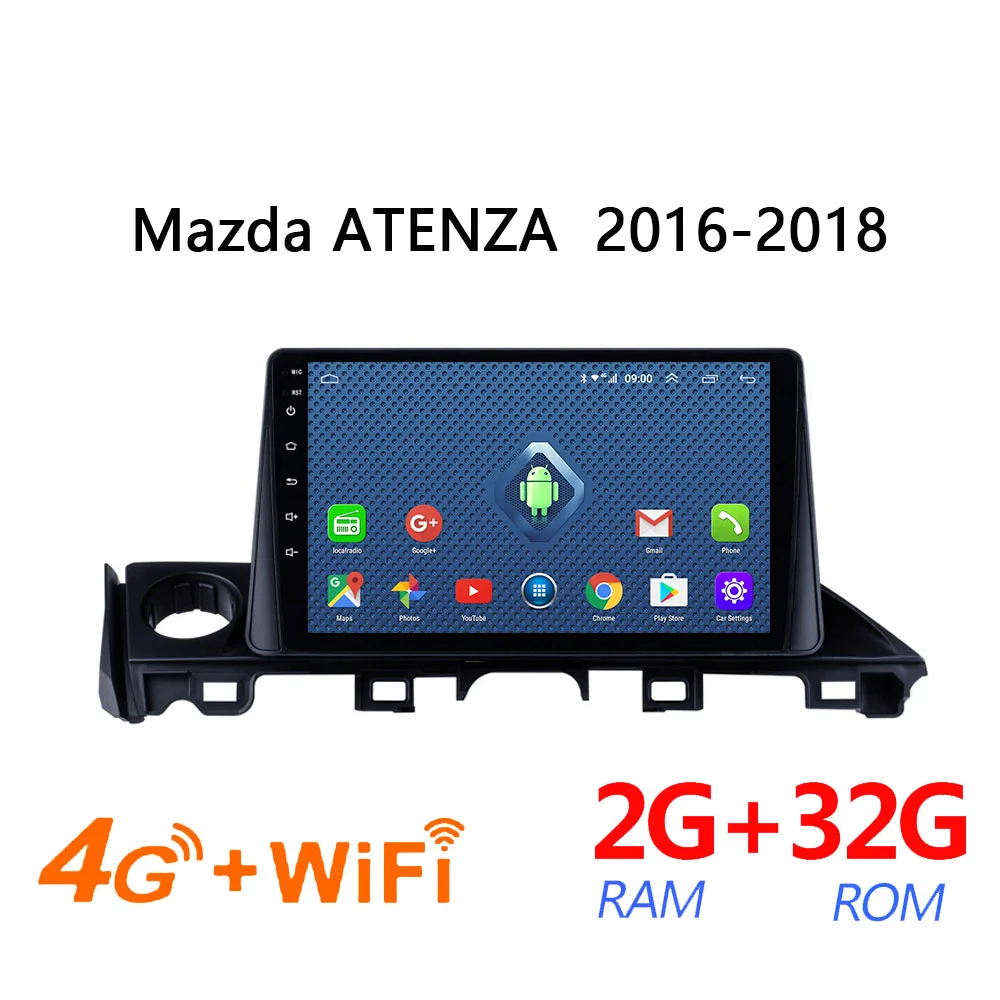 Автомобильное радио 4g Sim android 2 32G для Mazda ATENZA 2016 2017 2018 навигатор автомобили