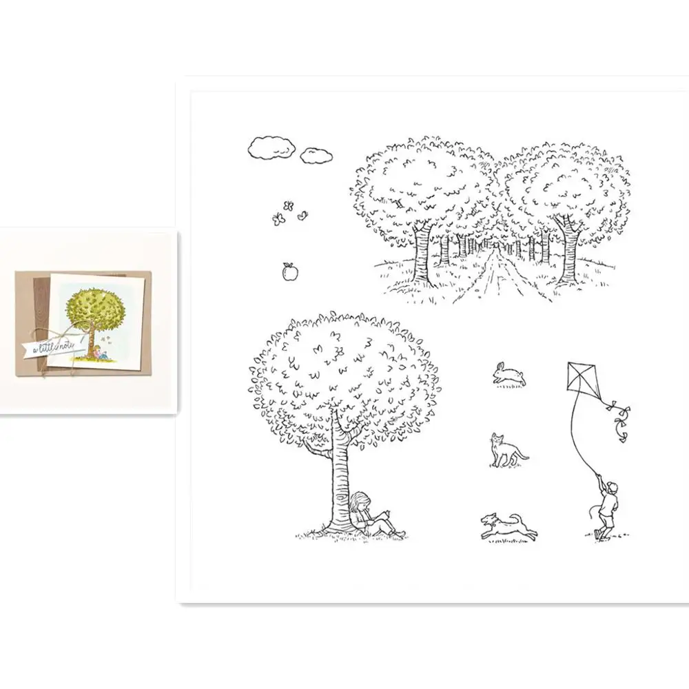 

SUMMER DAYS Stamp Set and Cutting Dies for Craft Dies Scrapbooking Album Embossing Die Cutter