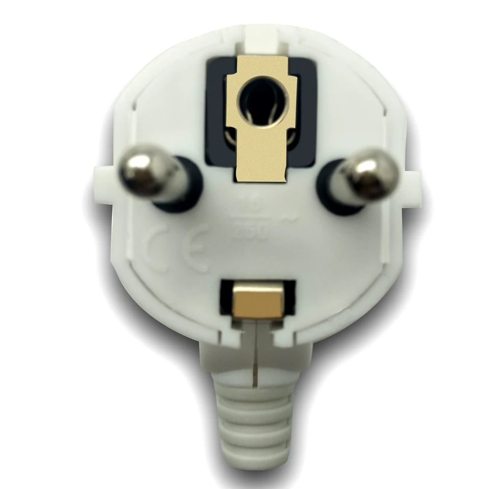 ЕС AC Power Schuko адаптер rewiable Европейская электрическая вилка Мужской Набор розеток