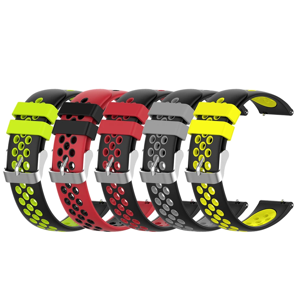 Silicone Bracelet Wrist Band For Xiaomi Huami Amazfit GTS GTR 42mm 47mm Sports Band for Amazfit 3 BIP Watch Bracelet Watch band