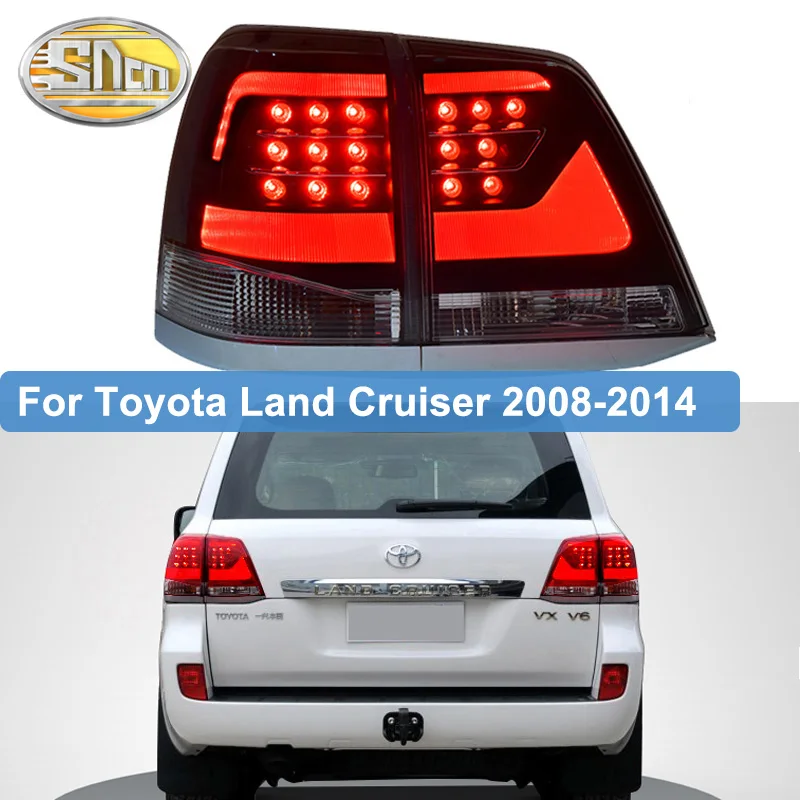 Задний фонарь для Toyota Land Cruiser FJ200 LC200 светодиодный 2008-2014 заднего торможения хода