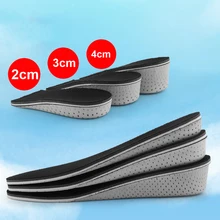 

Height Increase Insoles for Unisex EVA Memory Foam Sports Running Shoes Heightening Insoles Heel Insert Elevator Shoe Lifts Pads