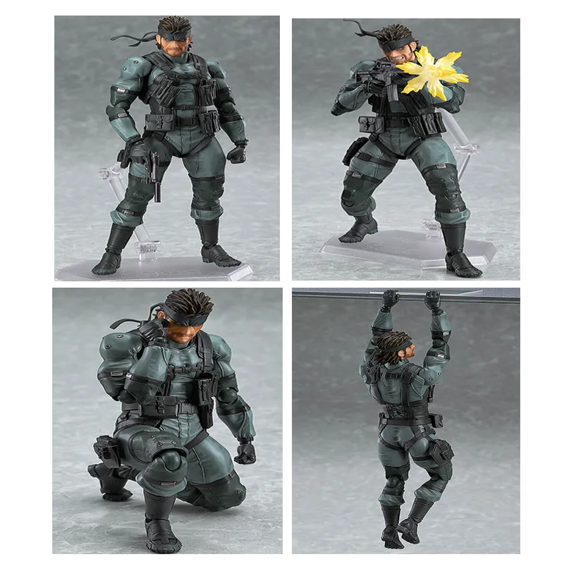 Аниме игра Figma 243 металлическая Экипировка твердый 2: SONS OF LIBERTY Snake экшн-фигурка