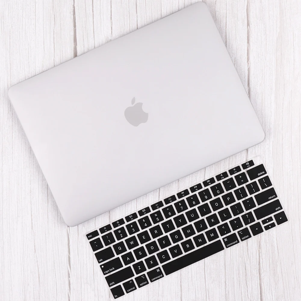 Матовый пластиковый жесткий чехол для MacBook Air 13 дюймов A1932 Pro 13 15 16 Touch bar A2141 A2159 чехол для ноутбука+ крышка для клавиатуры - Цвет: White