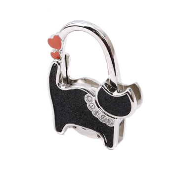 

Hot New Bag Hook Portable Foldable Folding Table Purse Bag Hook Hanger Holder Handbag Crystal Rhinestone decoration