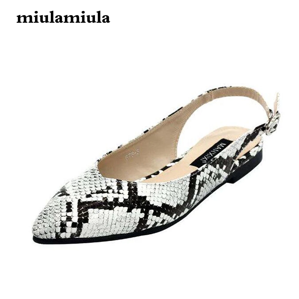 

Miulamiula Summer Women Sandals Flat Shoes Sexy Snake Pattern Banquet Shoes Rubber Soft Sole Light And Somfortable Woman Shoes
