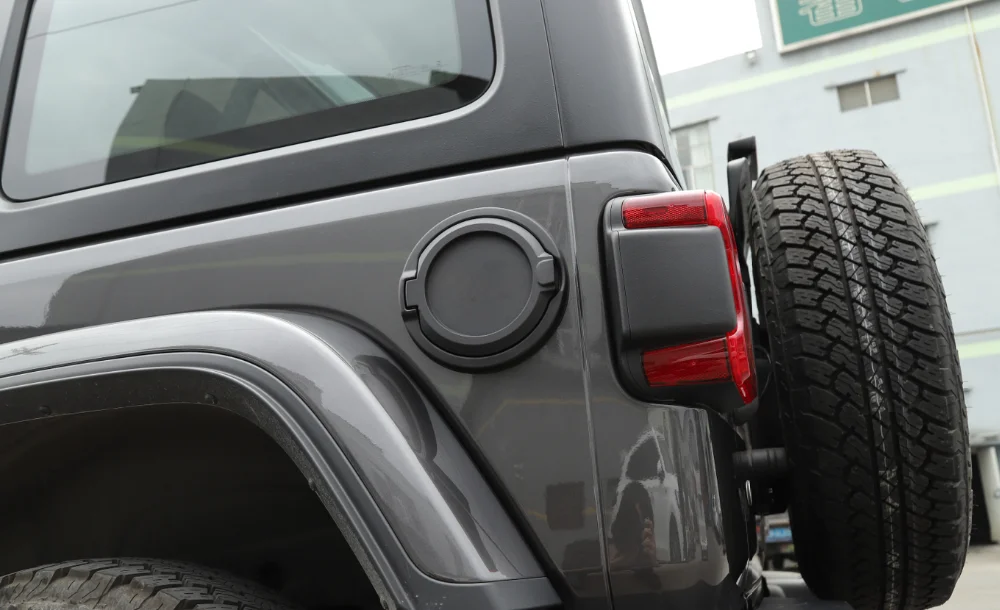 Крышка топливного бака для Jeep Wrangler+ декоративные наклейки внешние аксессуары ABS+ алюминиевый сплав модификация автомобиля Стайлинг 1 шт