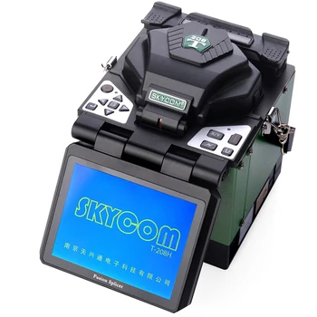 

Fiber Fusion Splicer High PerformanceT-208H Multi-language Skycom T-208H 5 inch 8s fast splicing Fiber Fusion Splicer