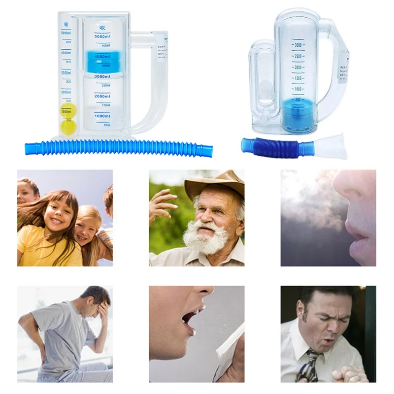 Vital Capacity Respiratory Exerciser/Breathing Trainer for Lung Function 5 Vital Capacity Respiratory Exerciser/Breathing Trainer for Lung Function 10
