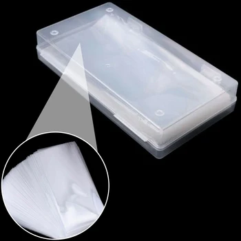 

100x Clear Case Paper Money Currency & Box Plastic Storage Pocket Sleeves Kits