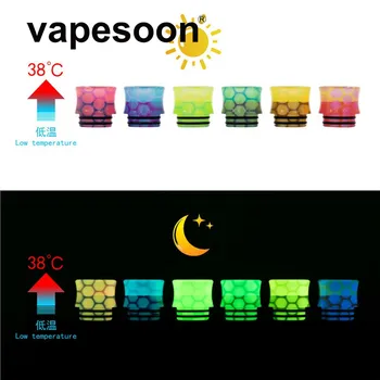 

Luminous 810 Drip Tip Resin Mouthpiece for DRAG UFORCE T1 T2 Revenger NRG 810 thread tank Drip Tips 810