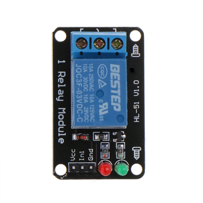 

1PCS 1 Channel 3V Relay Module 3.3V Low Level Shooting with Lamp N84C