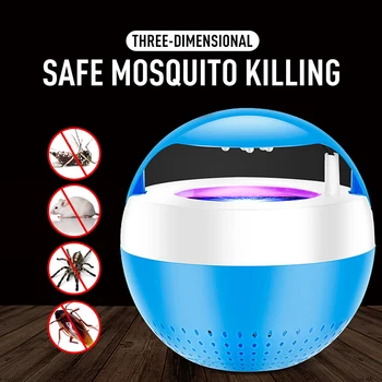 

2 Color Optional USB Charge Mosquito Killer Lamp LED Electric Mosquito Repellent Fly Bug Insect Trap Killer For Bedroom