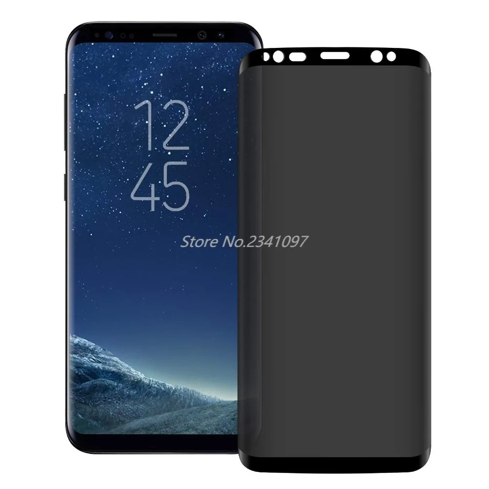 3D полное покрытие конфиденциальности антибликовое стекло для SAMSUNG Galaxy note8 note9 S8 S9
