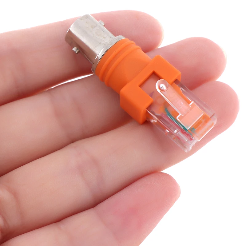 1pcs BNC Female To RJ45 Male Coaxial Coax Barrel Coupler Adapter RF Connector Wholesale |