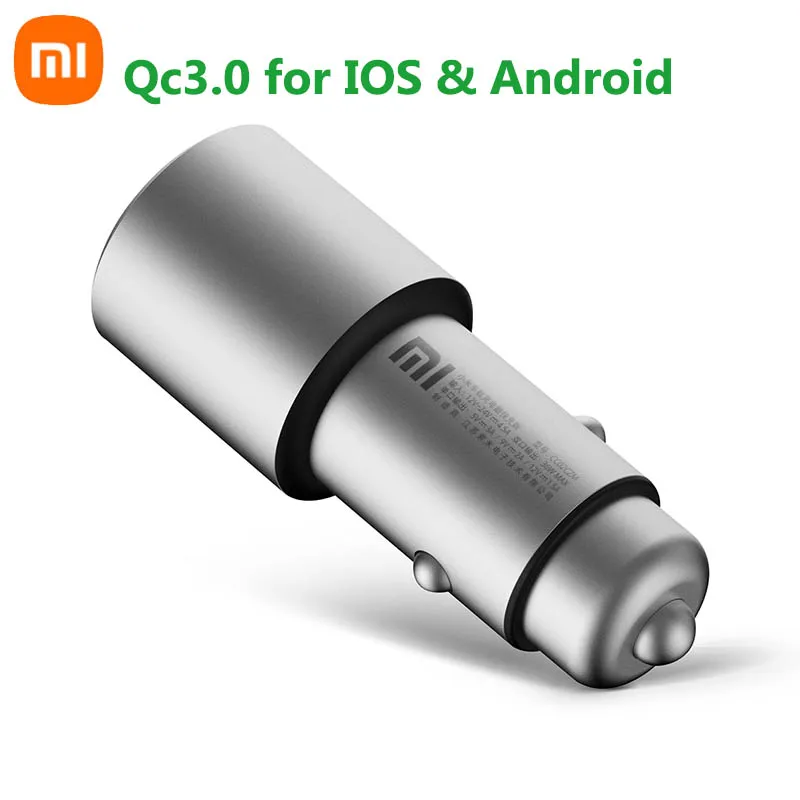 Original Xiaomi Car Charger Qc3.0 Version Extended Accessory Quick Car
