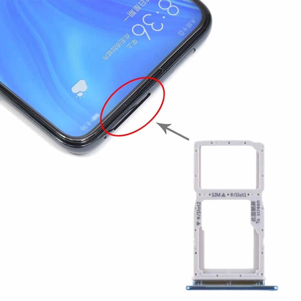 Лоток для sim-карт+ лоток для sim-карт/лоток для карт памяти Micro SD для huawei Enjoy 10 Plus