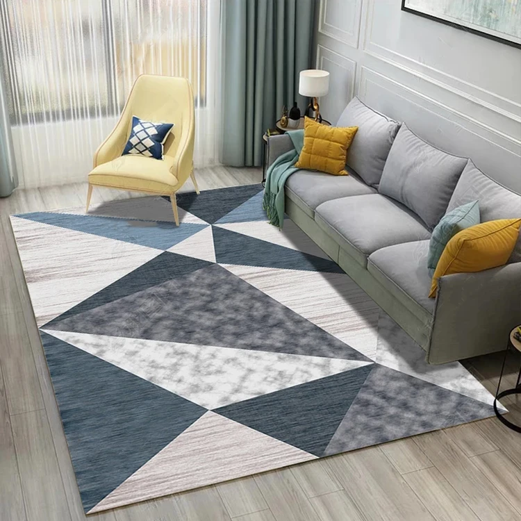

Nordic Wind Carpet Living Room Tea Table Sofa Bedside Geometric Pattern IKEA Simple Modern Baitao