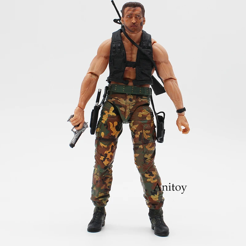 NECA Хищник 30-летие джунглей патруля соприкосновение извлечения Маскировка голландский джунгли Охотник Unmasked демон фигурка игрушка