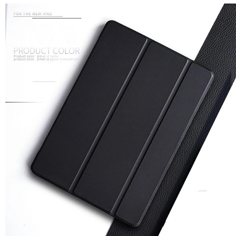 Black Magnetic case For Apple iPad Pro 11 inch A1980 A2013 A1934 Cover Flip Tablet Cover PU Leather Fundas Smart stand shell - Цвет: Black