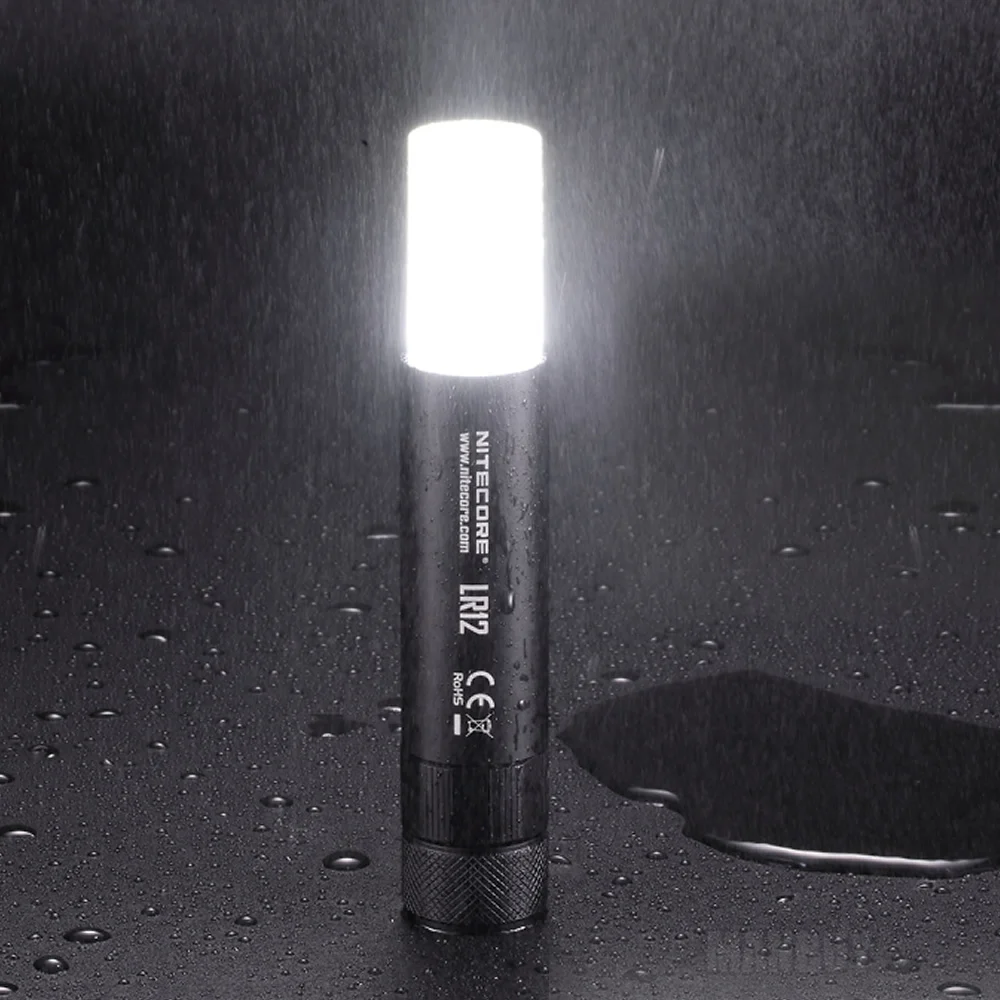 Портативный фонарь Nitecore LR12 2020 CREE XP L HD V6 LED 1000LM без аккумулятора 18650 для кемпинга