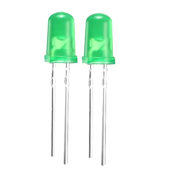 

uxcell Fast Flashing Dynamics LED Diode Lights Bright Lighting Bulb Lamps Electronics Components 60pcs Green