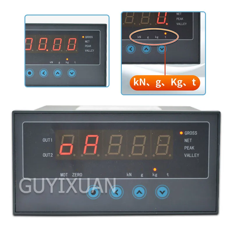 

Weighing display table Multi-unit Digital display weight gravity Display High Precision Force Gauge Display