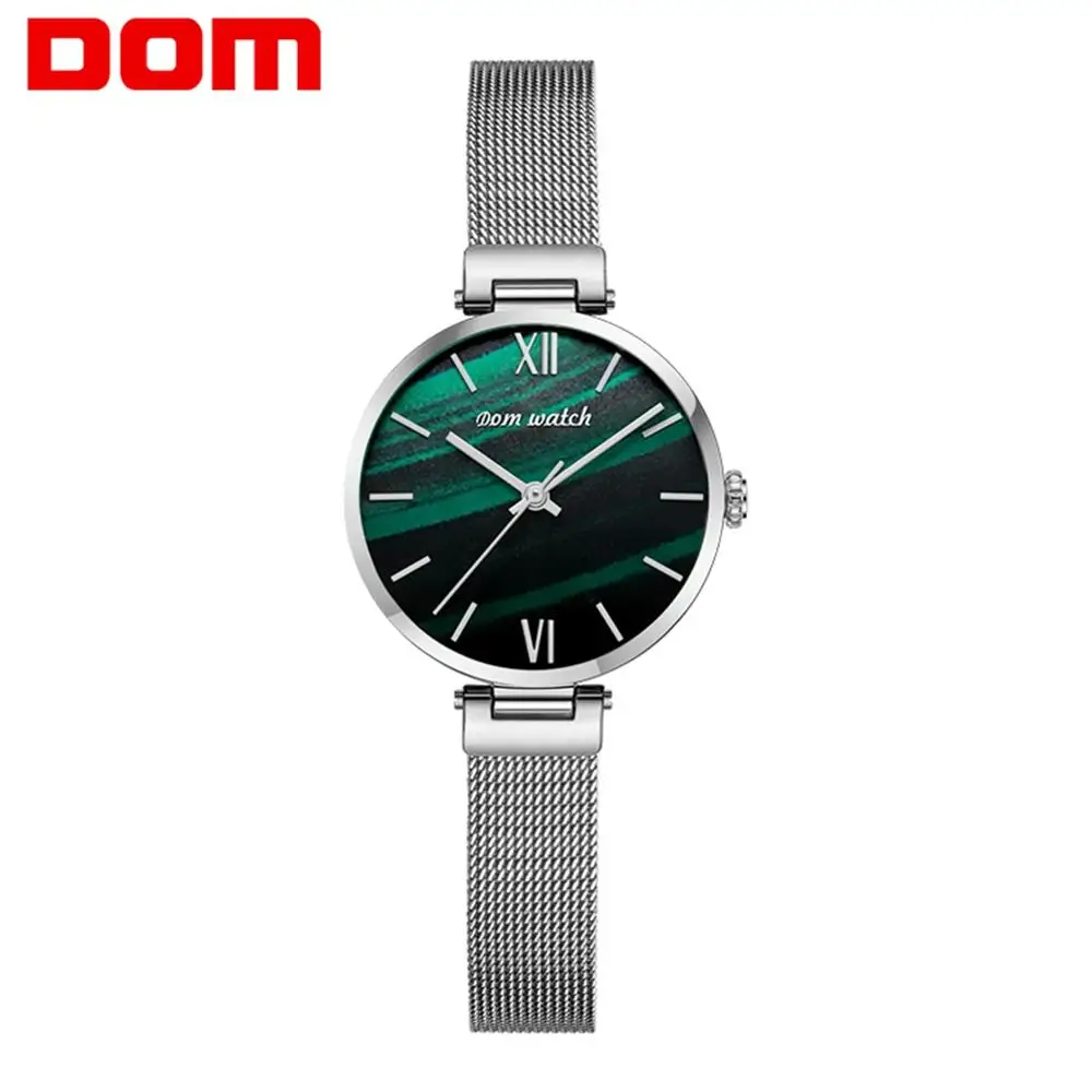 

Brand Luxury Women Watches Fashion Quartz Ladies Watch Ultra thin Waterproof Relogio Feminino Clock Wristwatch DOM G-1286D-3M